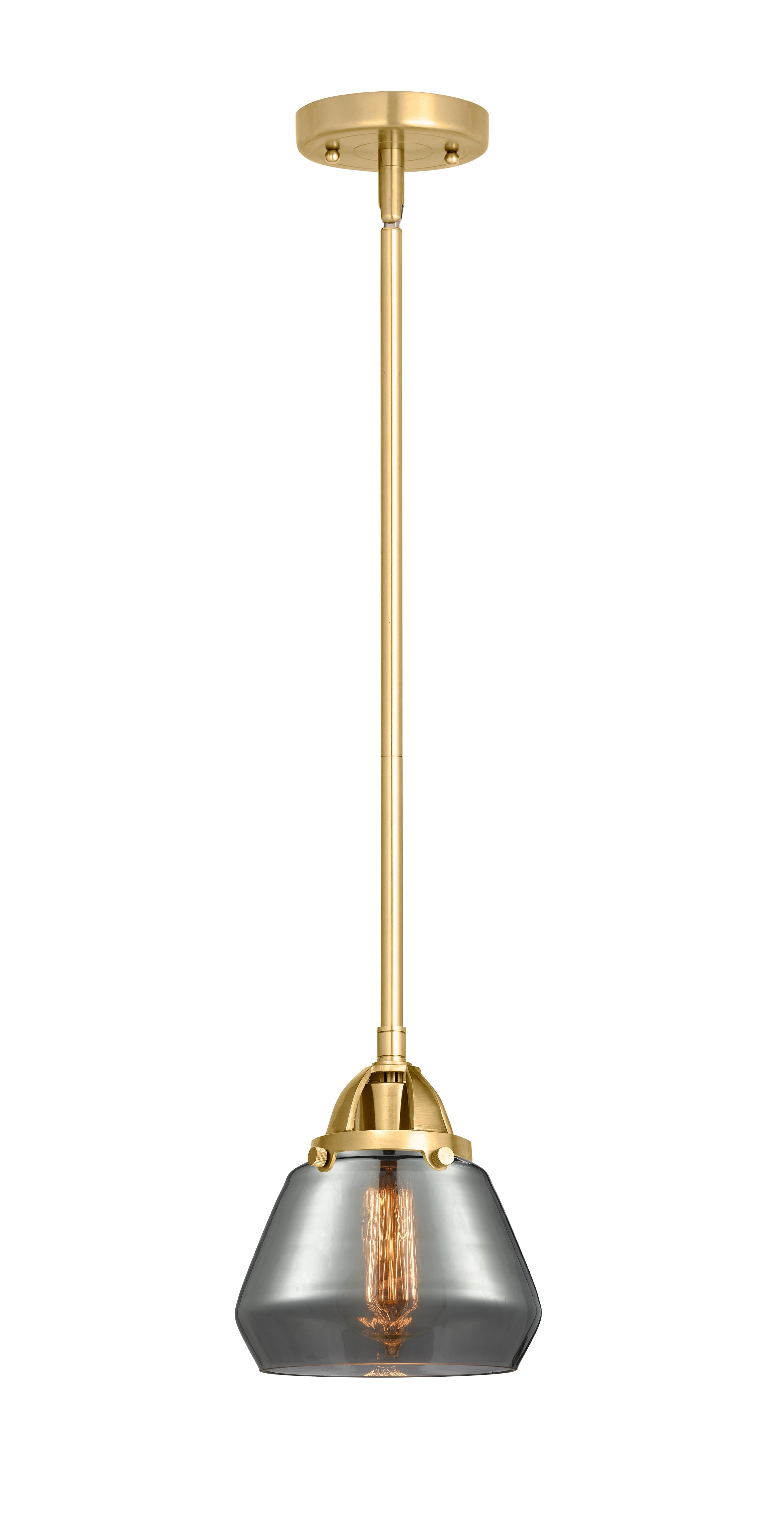 Nouveau 2 Mini Pendant Antique Copper Brass