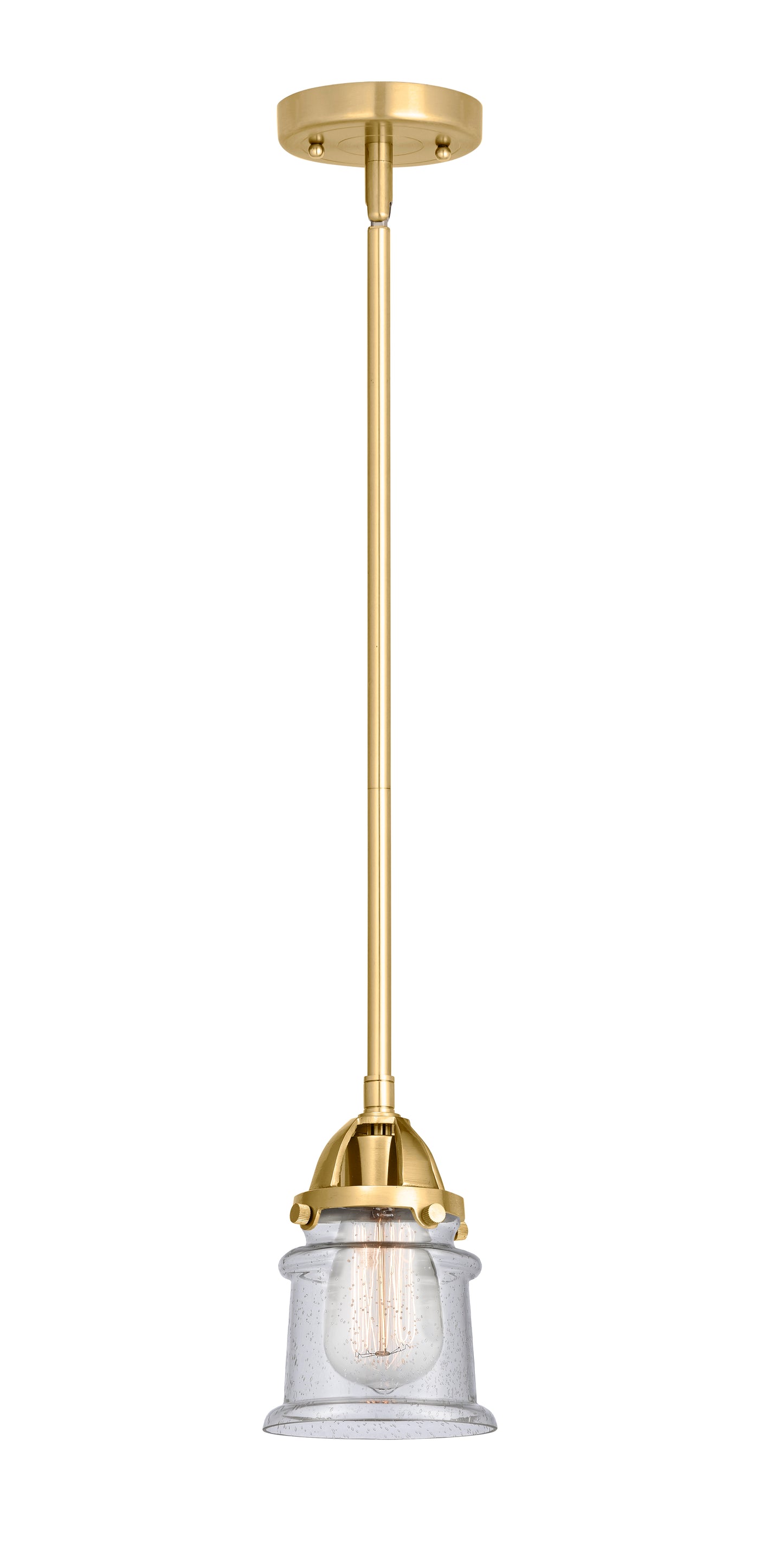 Nouveau 2 Mini Pendant Antique Copper Brass