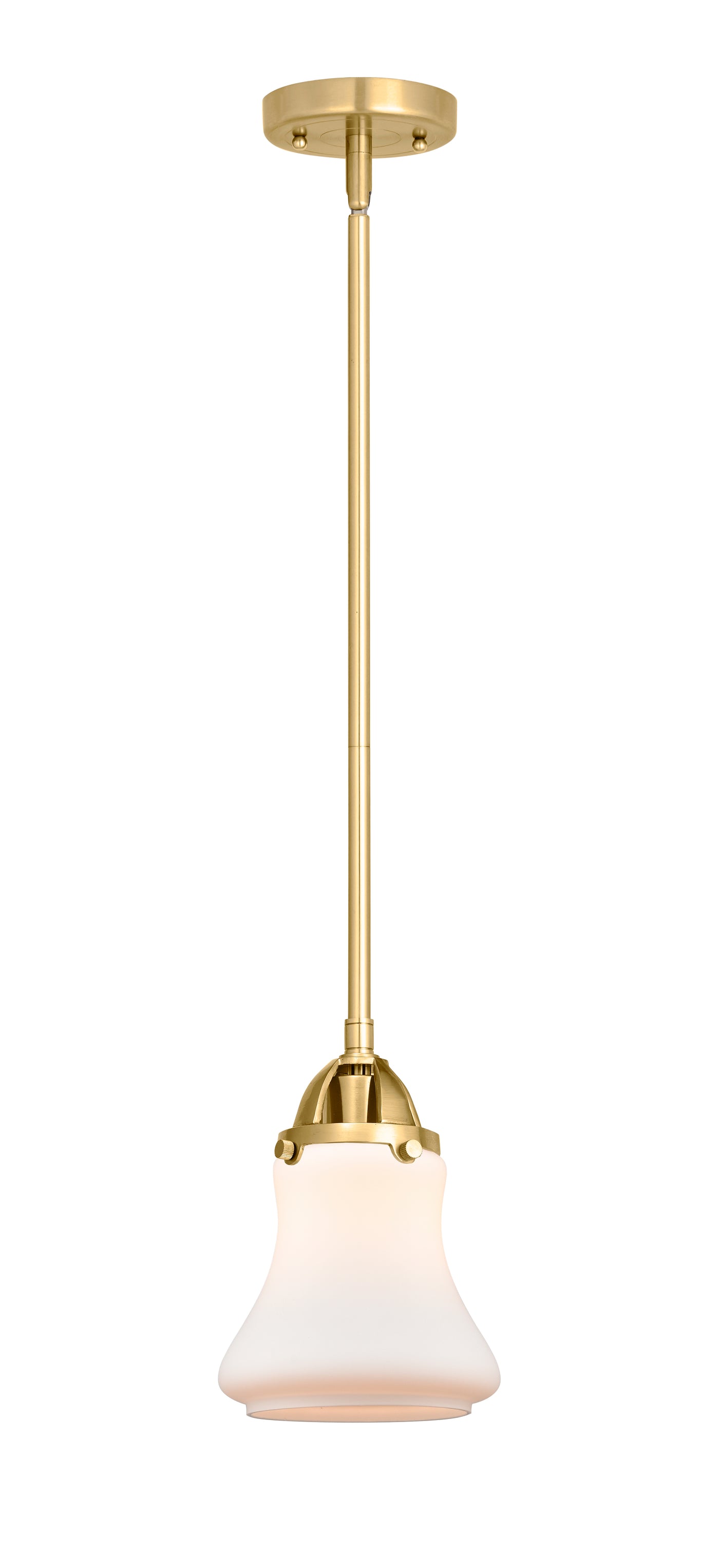 Nouveau 2 Mini Pendant Antique Copper Brass