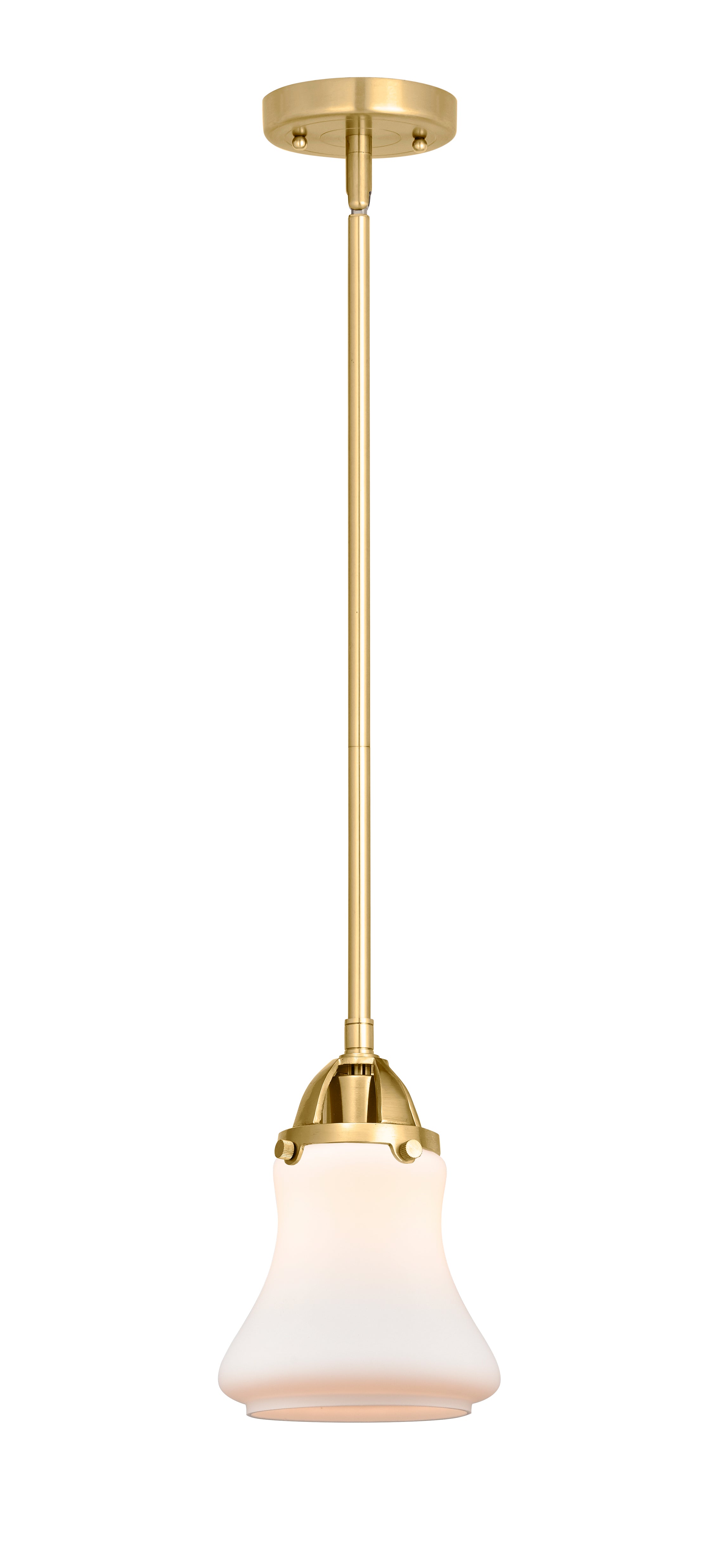 Nouveau 2 Mini Pendant Antique Copper Brass