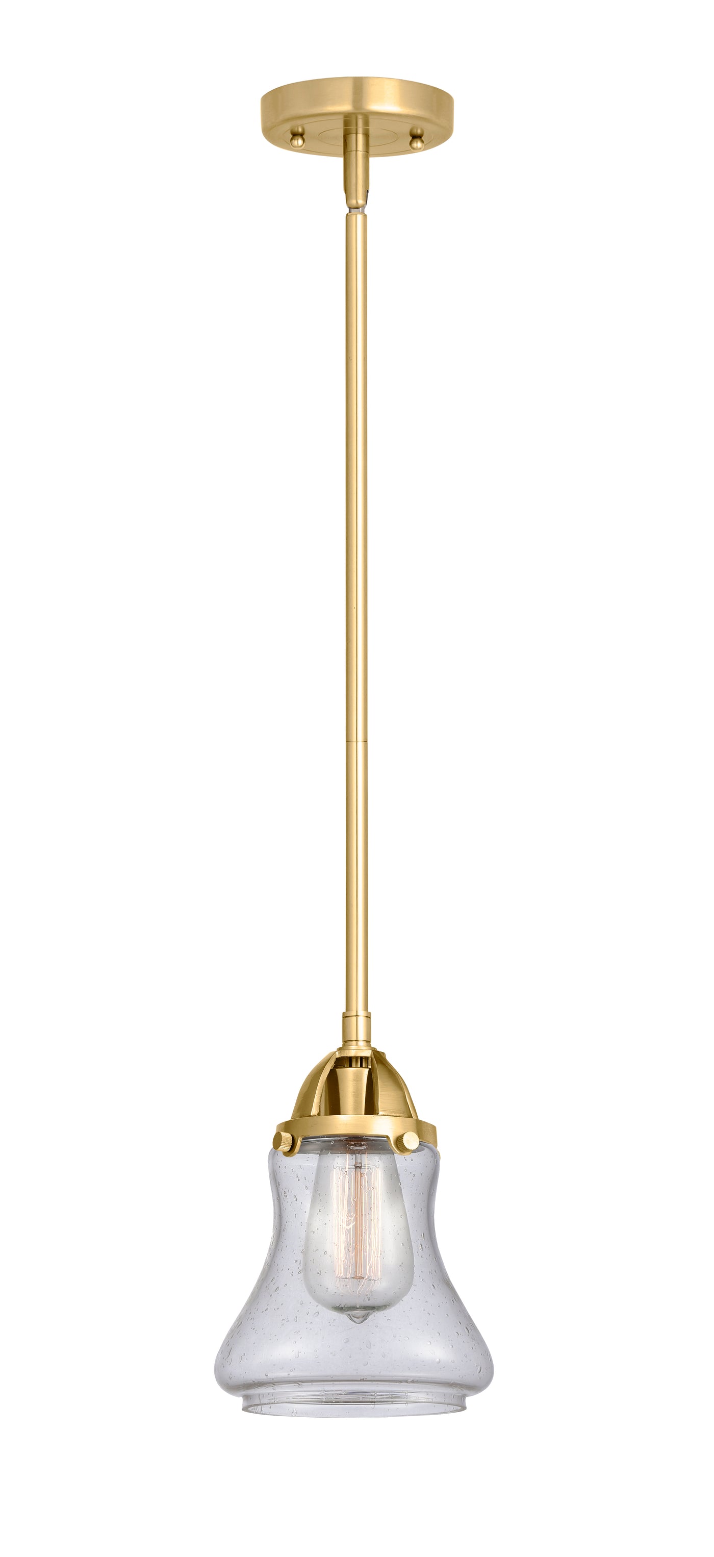 Nouveau 2 Mini Pendant Antique Copper Brass