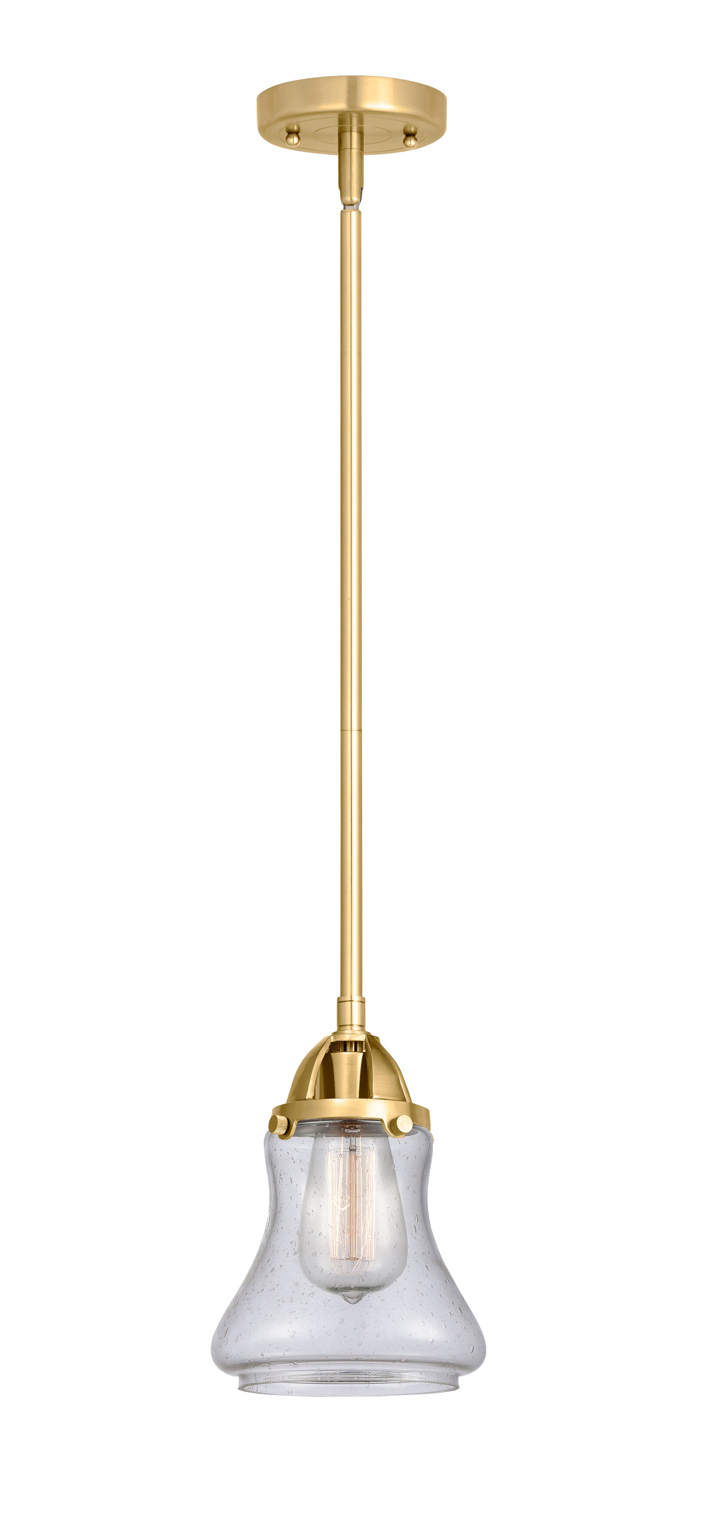 Nouveau 2 Mini Pendant Antique Copper Brass