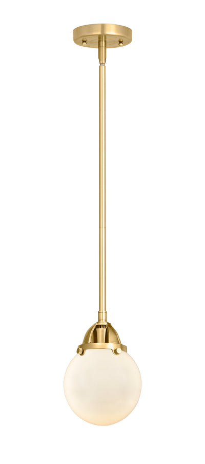 Nouveau 2 Mini Pendant Cast Brass Antique Copper