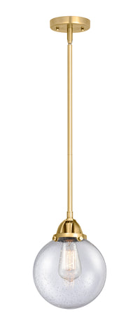 Nouveau 2 Mini Pendant Antique Copper Brass
