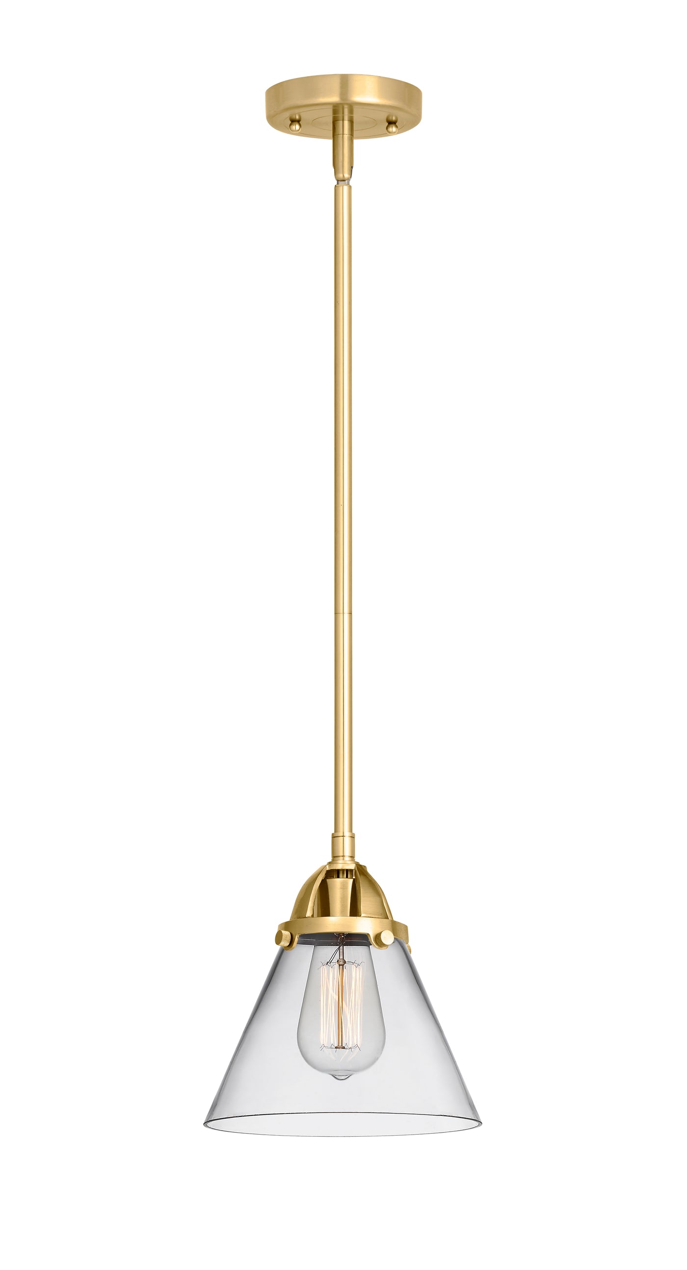 Nouveau 2 Mini Pendant Antique Copper Brass