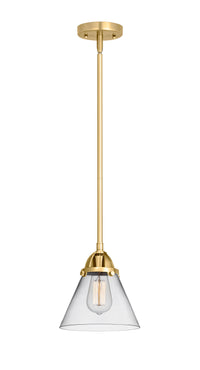 Nouveau 2 Mini Pendant Antique Copper Brass