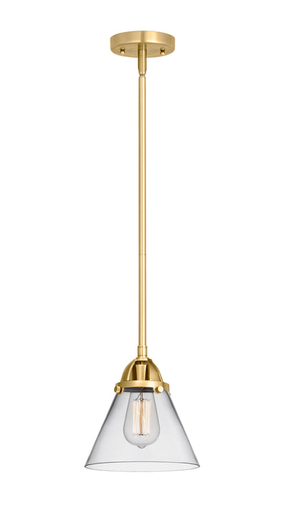 Nouveau 2 Mini Pendant Antique Copper Brass