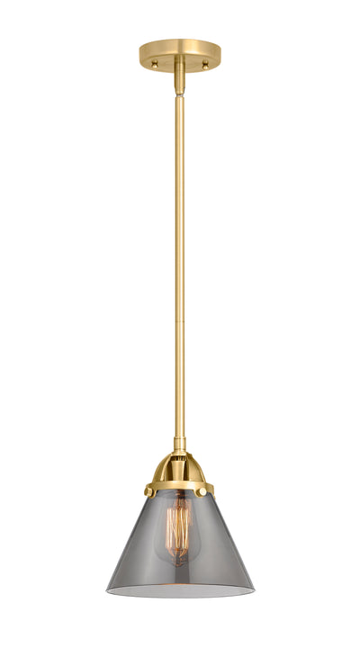 Nouveau 2 Mini Pendant Antique Copper Brass
