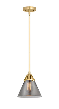 Nouveau 2 Mini Pendant Antique Copper Brass