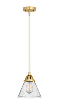 Nouveau 2 Mini Pendant Antique Copper Brass