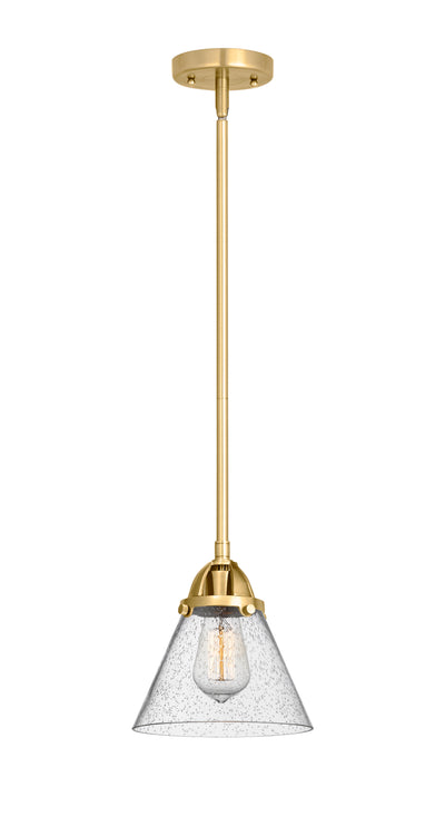 Nouveau 2 Mini Pendant Antique Copper Brass