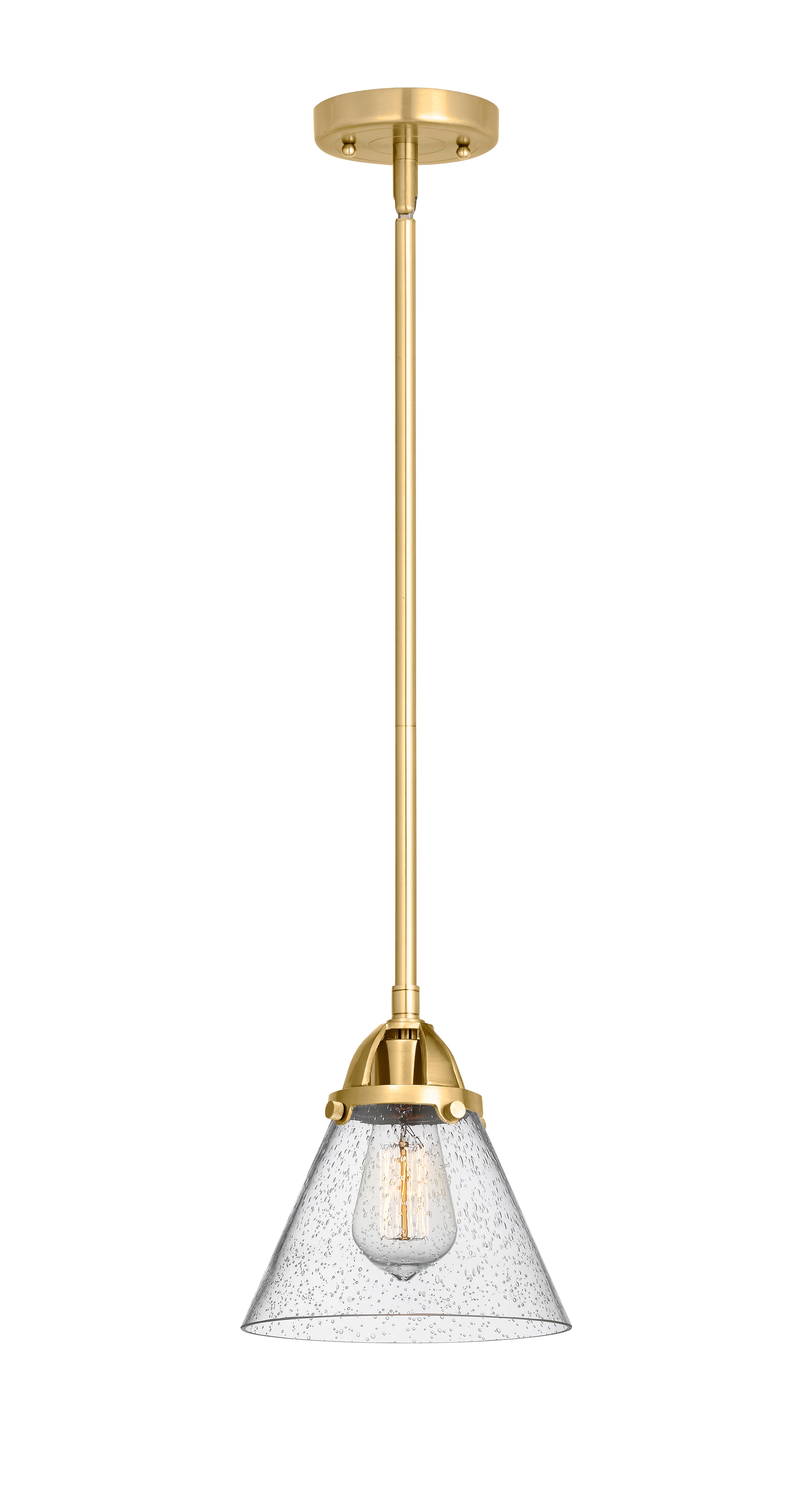 Nouveau 2 Mini Pendant Antique Copper Brass