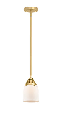 Nouveau 2 Mini Pendant Antique Copper Brass