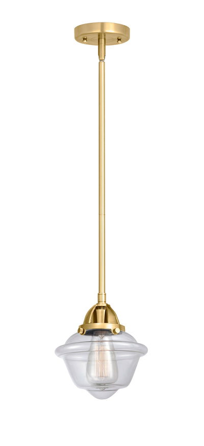 Nouveau 2 Mini Pendant Antique Copper Brass