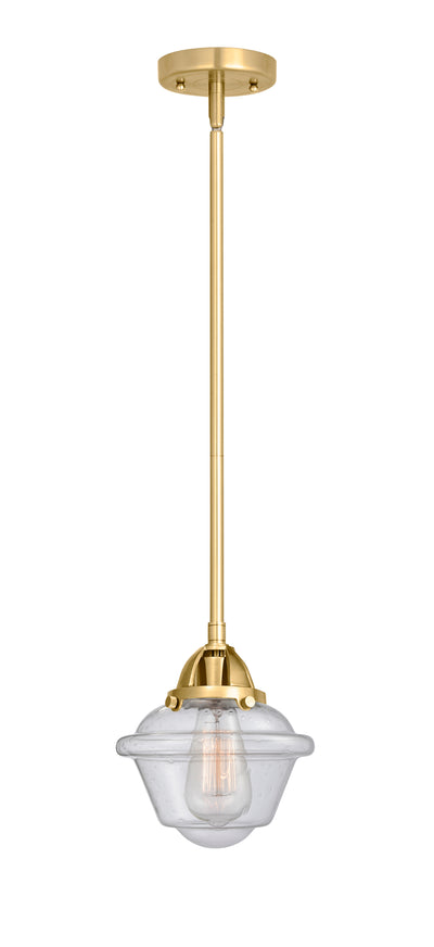 Nouveau 2 Mini Pendant Antique Copper Brass