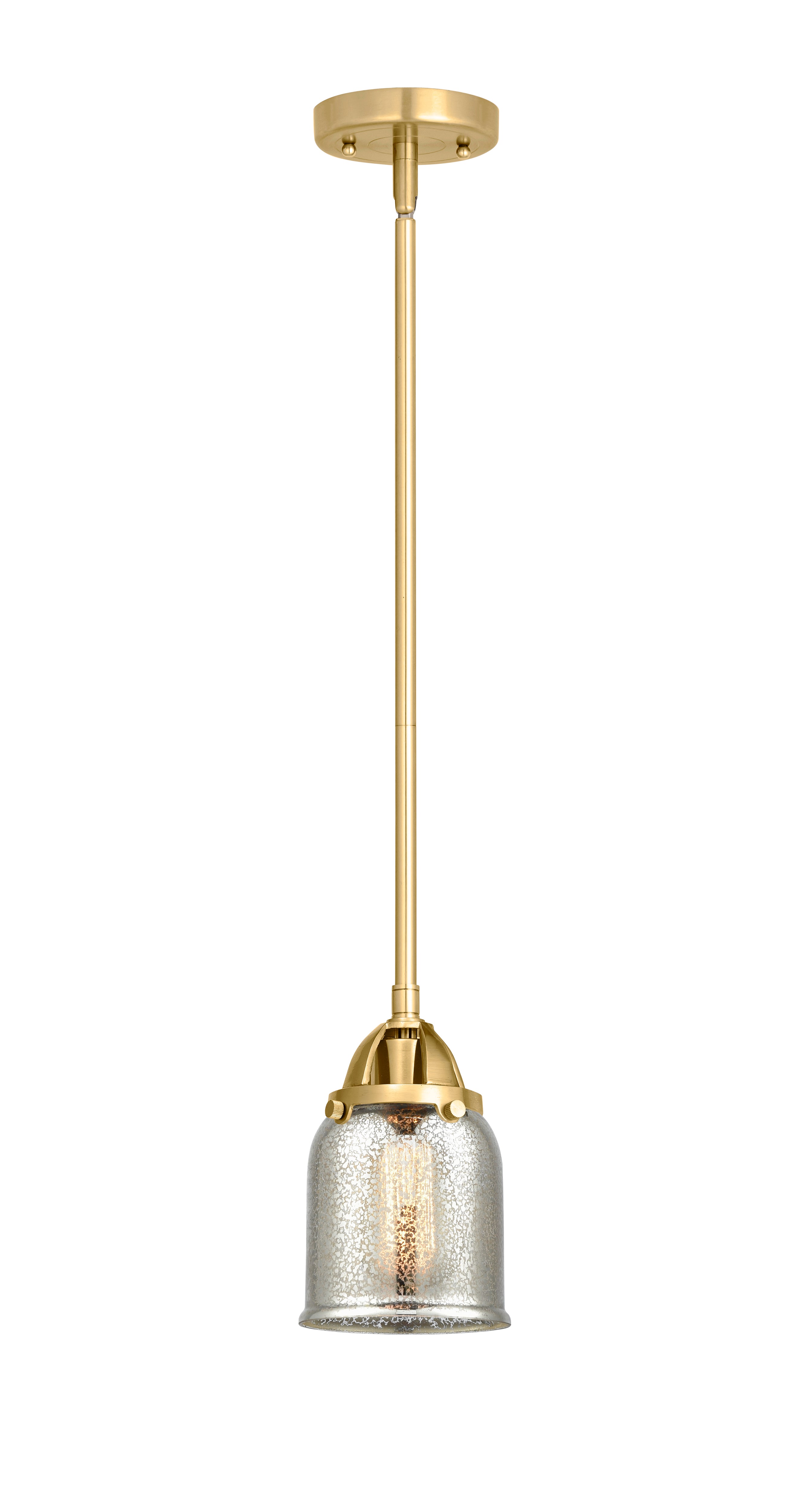 Nouveau 2 Mini Pendant Antique Copper Brass