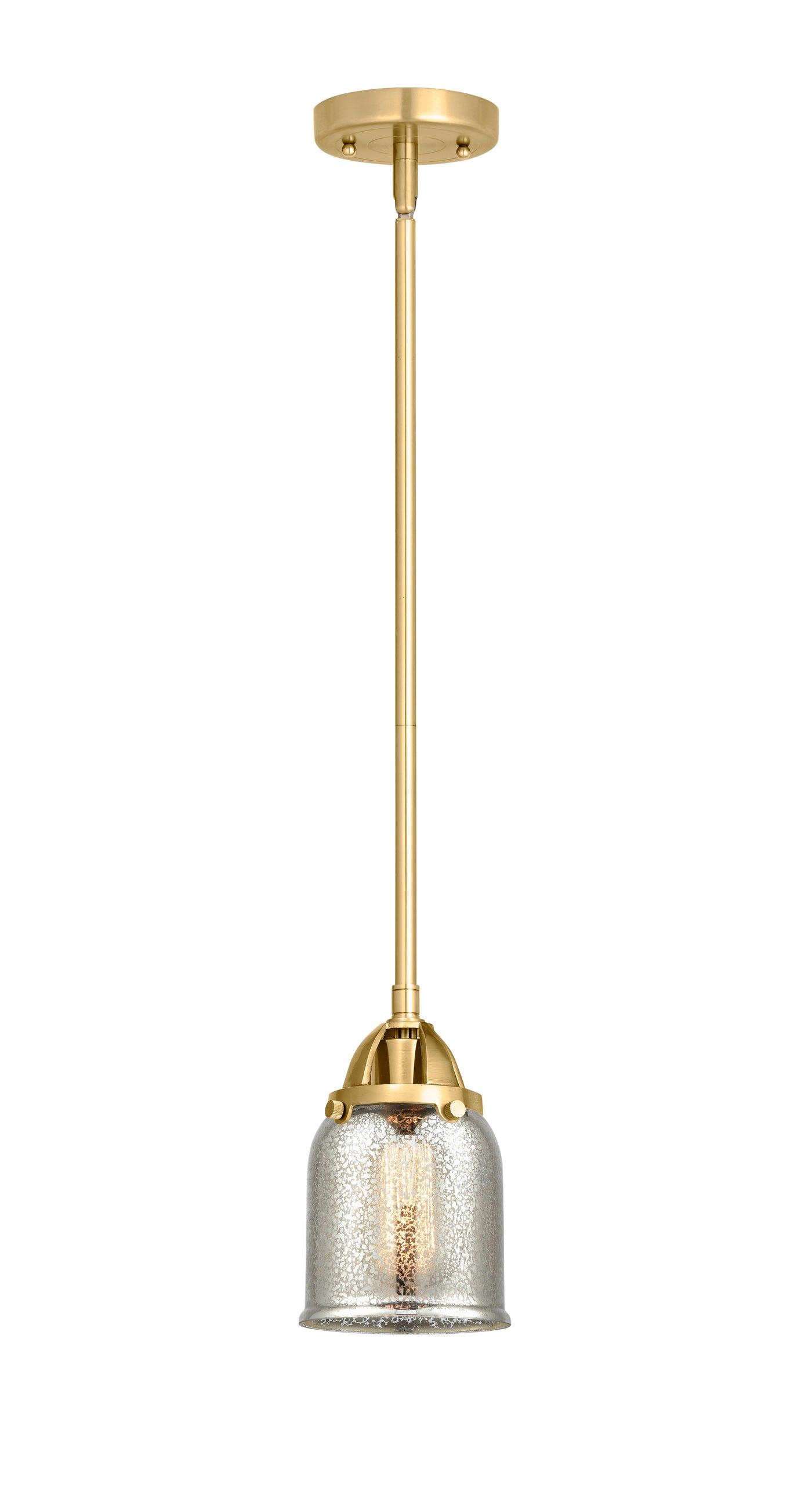 Nouveau 2 Mini Pendant Antique Copper Brass