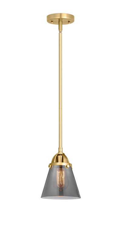 Nouveau 2 Mini Pendant Antique Copper Brass