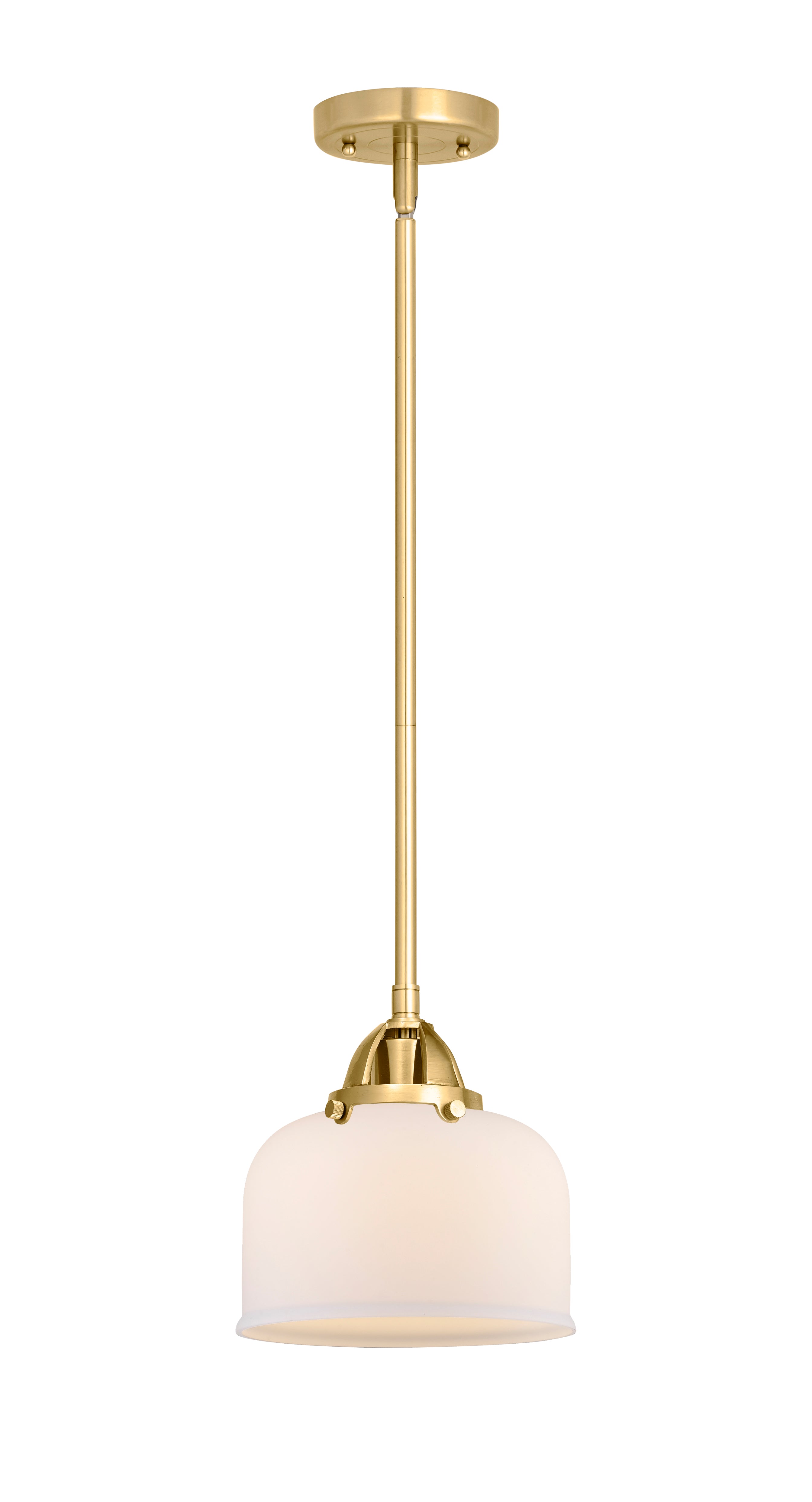 Nouveau 2 Mini Pendant Antique Copper Brass
