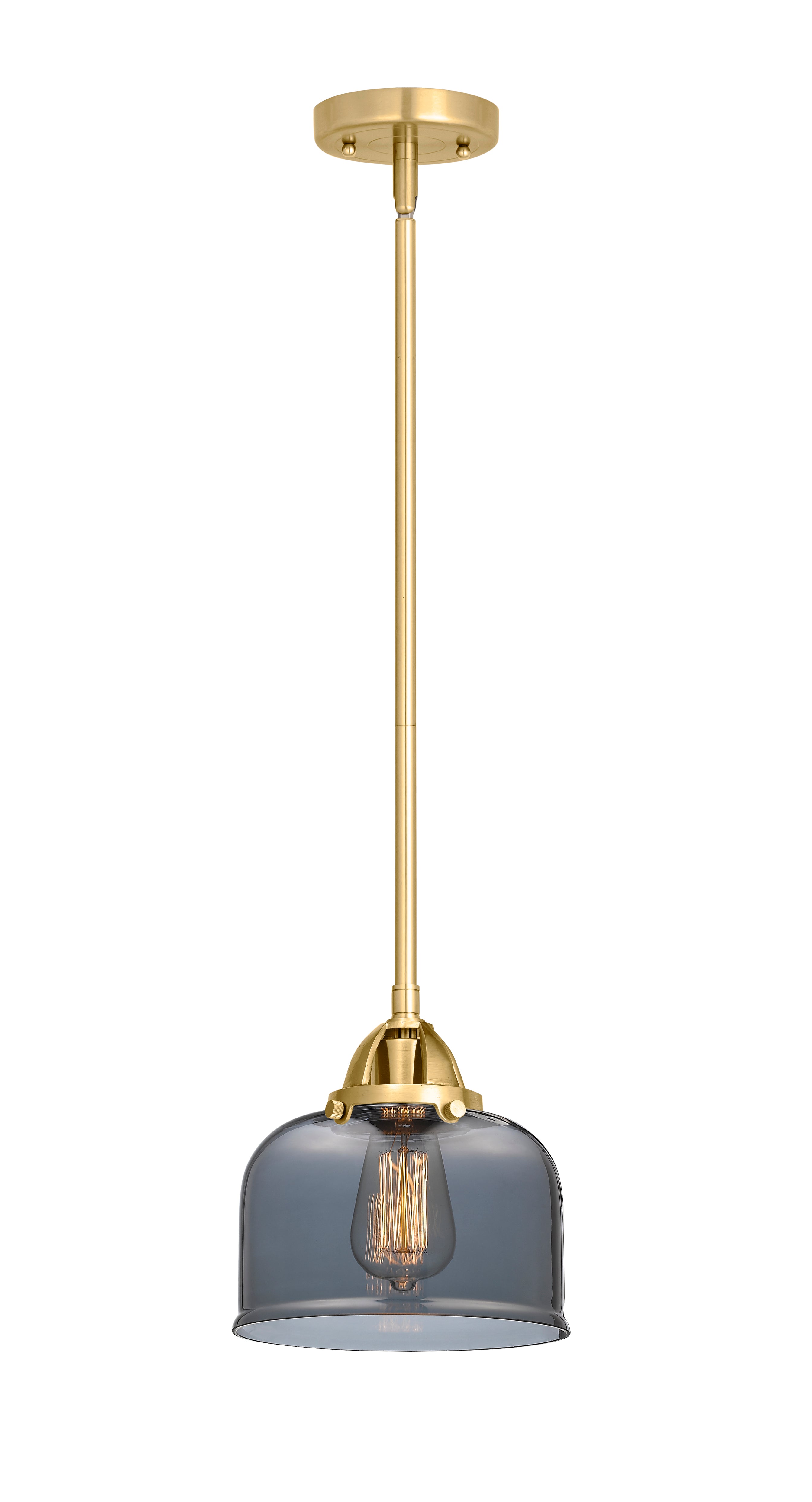 Nouveau 2 Mini Pendant Antique Copper Brass