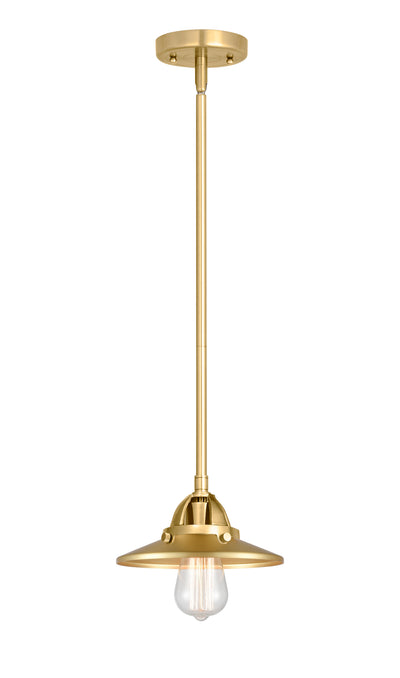 Nouveau 2 Mini Pendant Antique Copper Brass