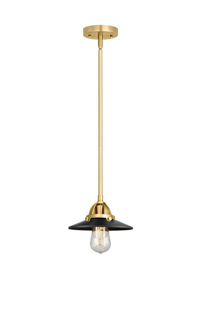 Nouveau 2 Mini Pendant Antique Copper Brass