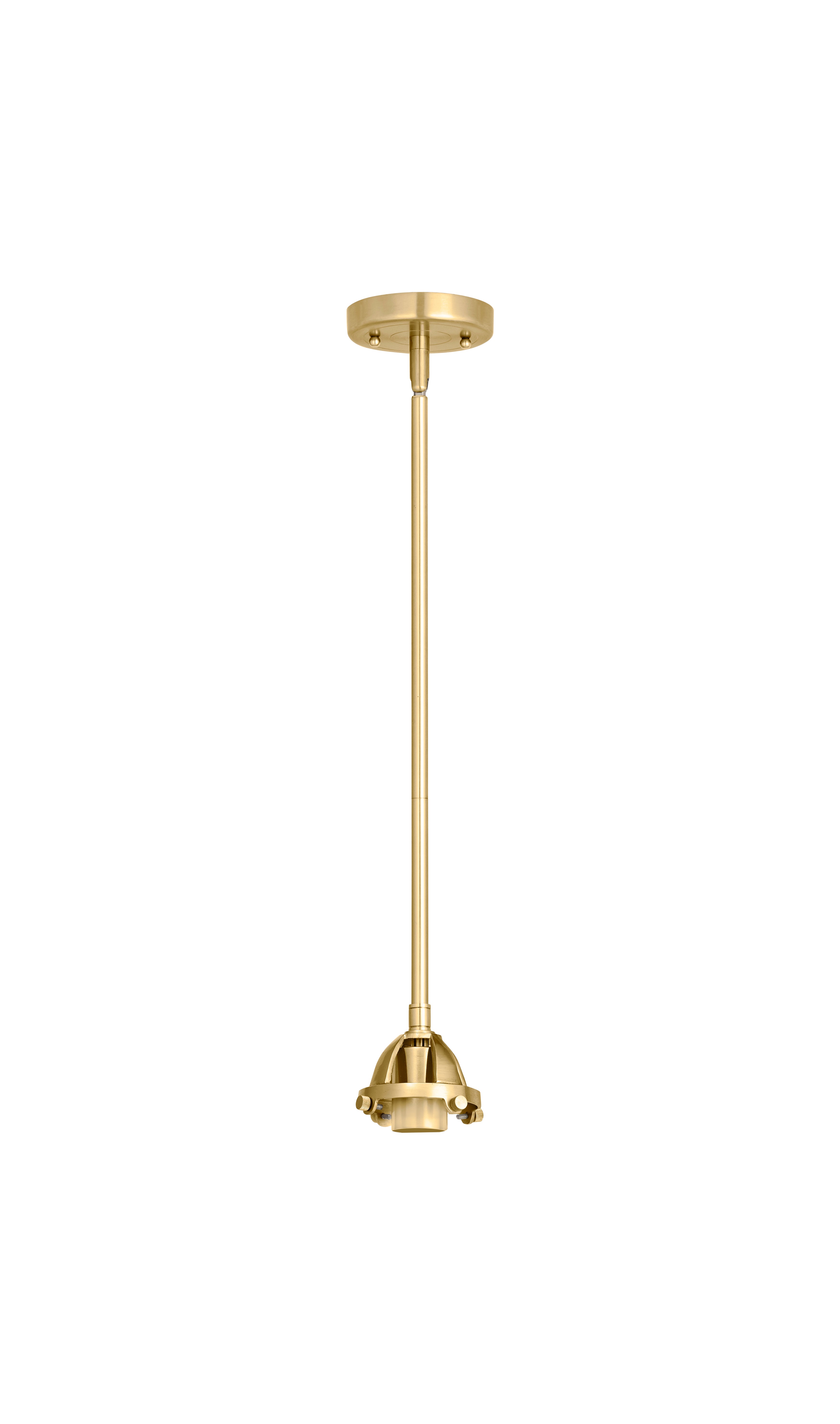Nouveau 2 Mini Pendant Antique Copper Brass