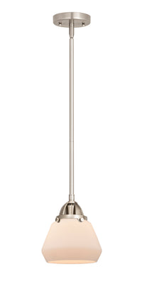Nouveau 2 Mini Pendant Cast Brass Antique