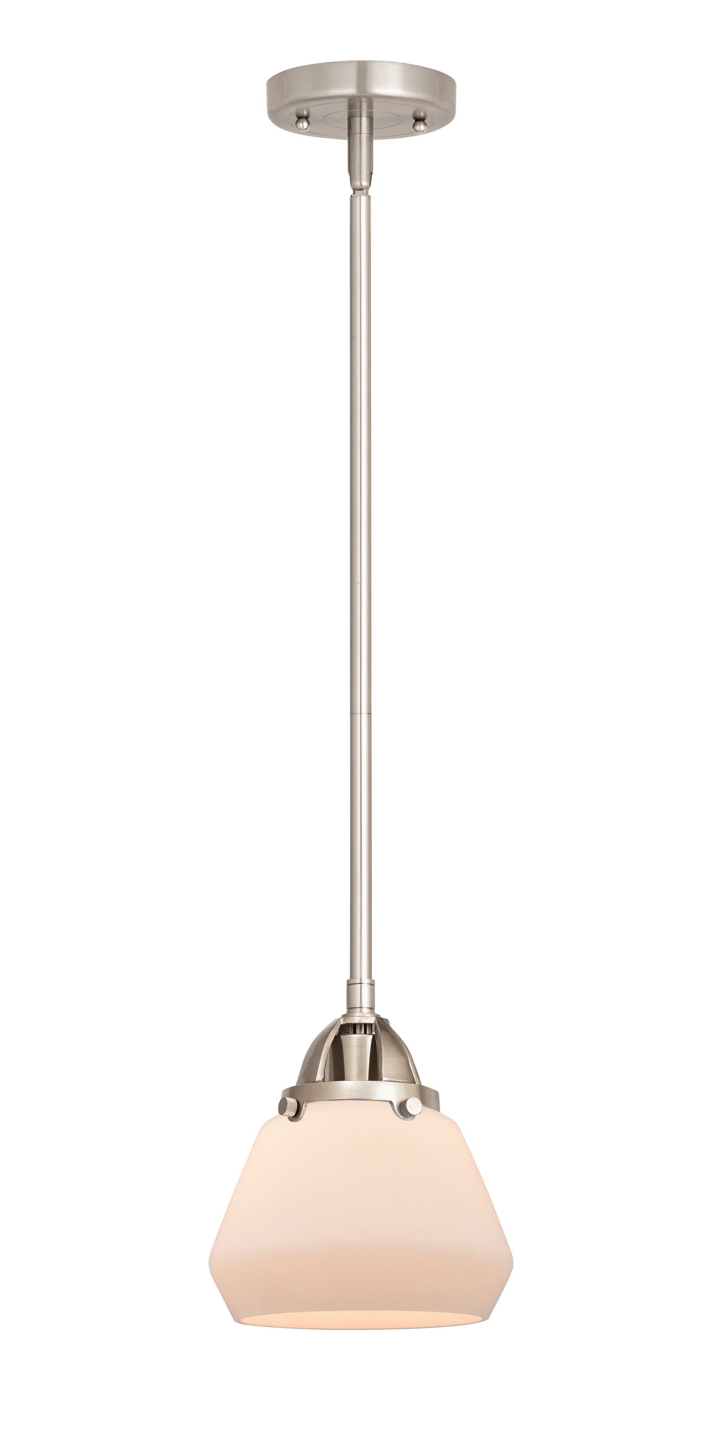 Nouveau 2 Mini Pendant Cast Brass Antique