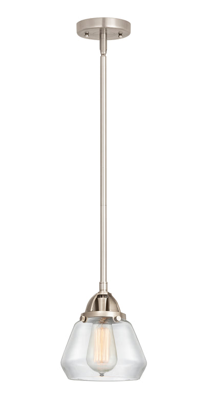 Nouveau 2 Mini Pendant Cast Brass Antique
