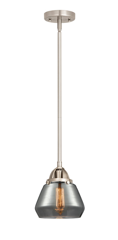 Nouveau 2 Mini Pendant Cast Brass Antique