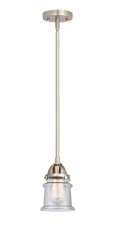 Nouveau 2 Mini Pendant Cast Brass Antique