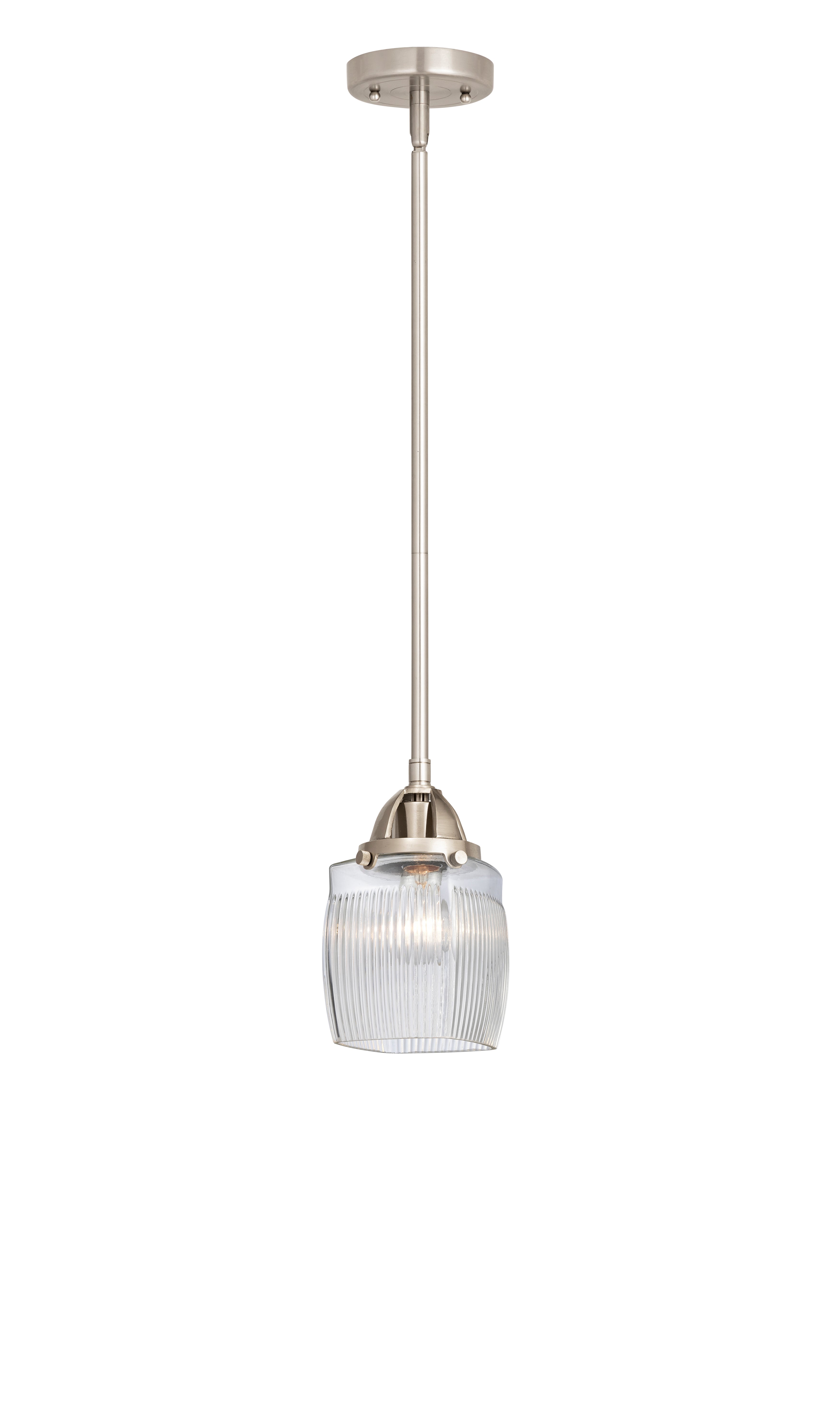 Nouveau 2 Mini Pendant Antique Copper Brass