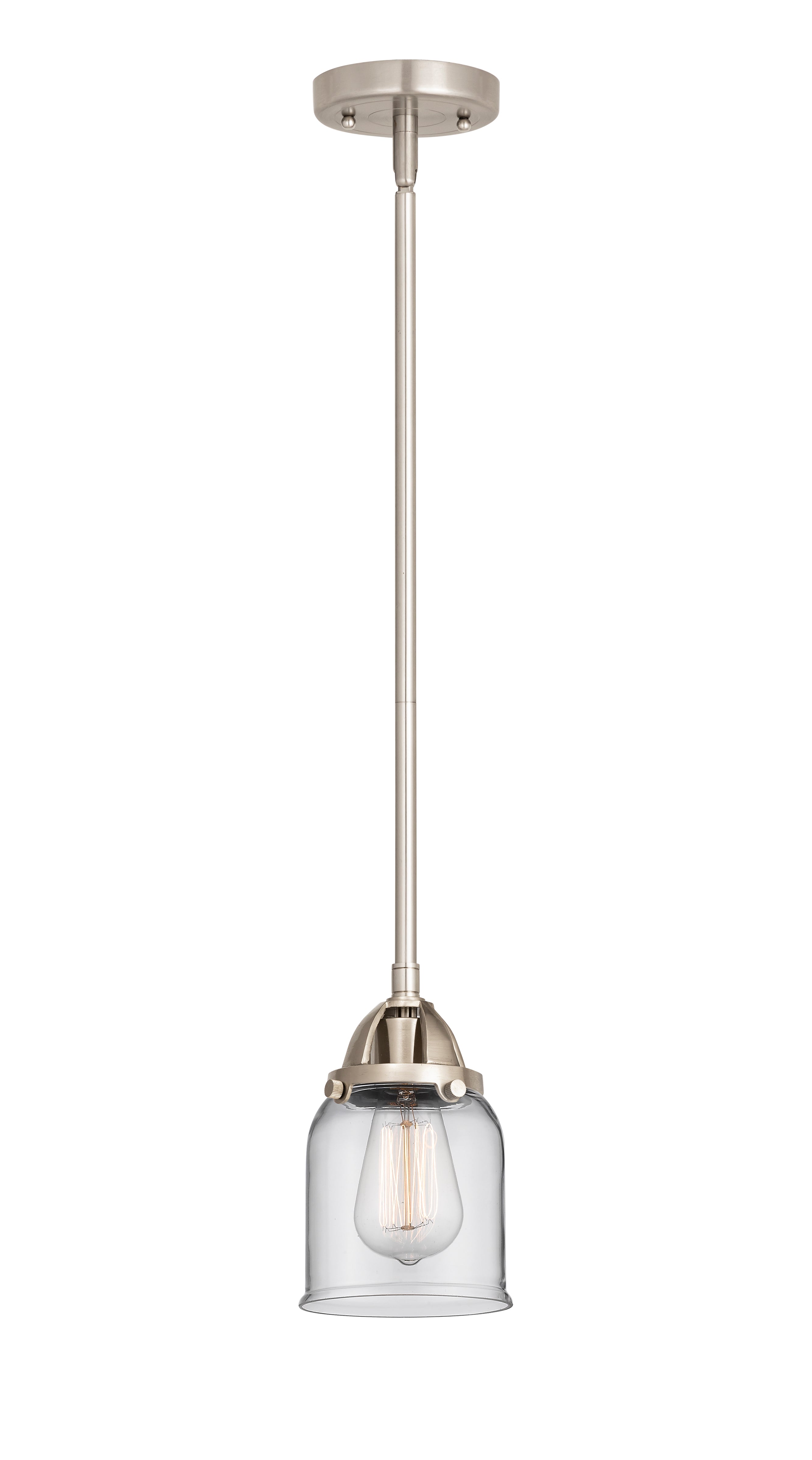 Nouveau 2 Mini Pendant Antique Copper Brass