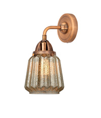 Nouveau Bath Vanity Light Cast Brass Finish