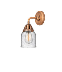 Nouveau 2 Sconce Cast Brass Glass
