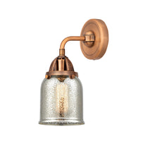 Nouveau 2 Sconce Cast Brass Glass
