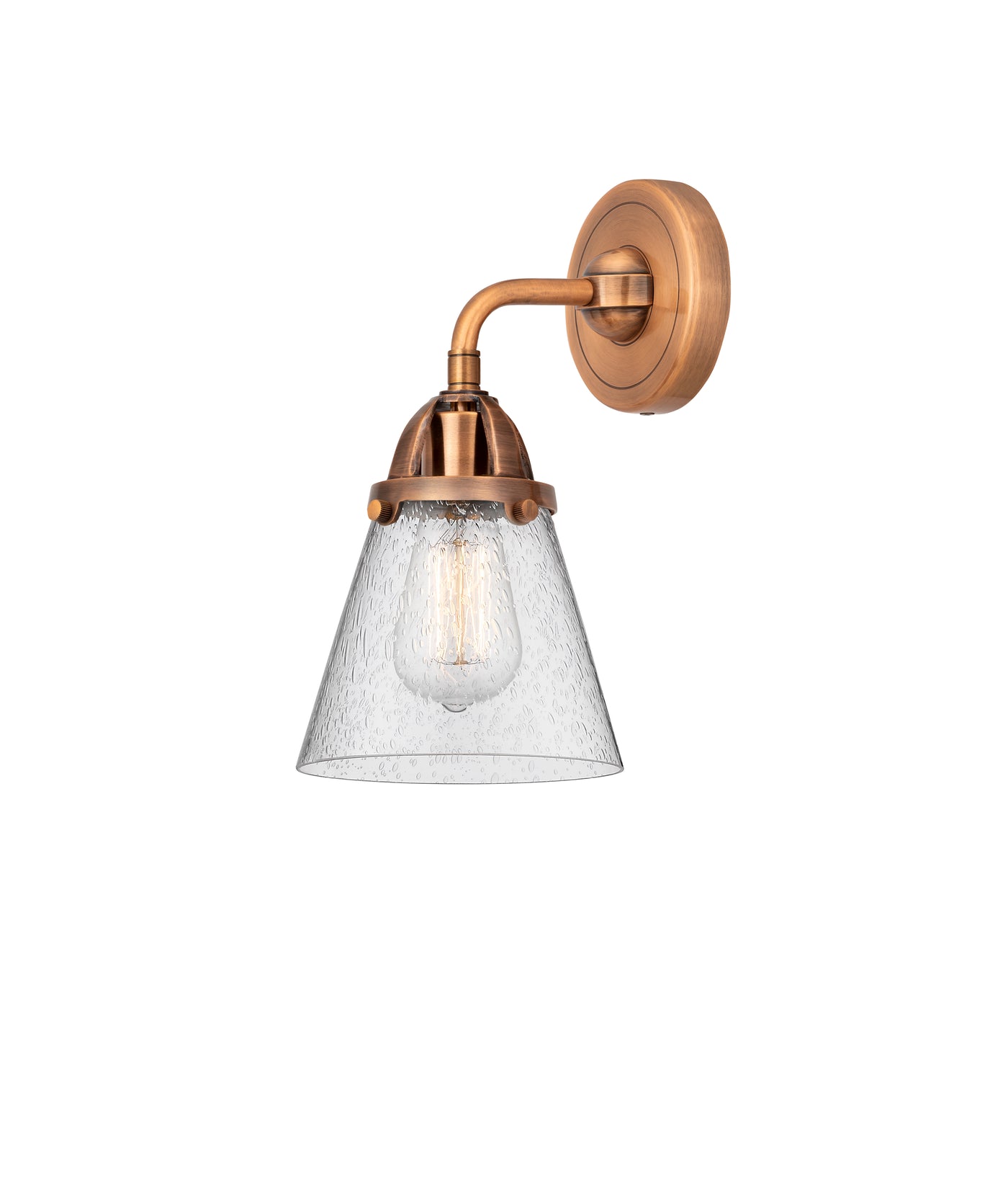 Nouveau 2 Sconce Cast Brass Industrial Style