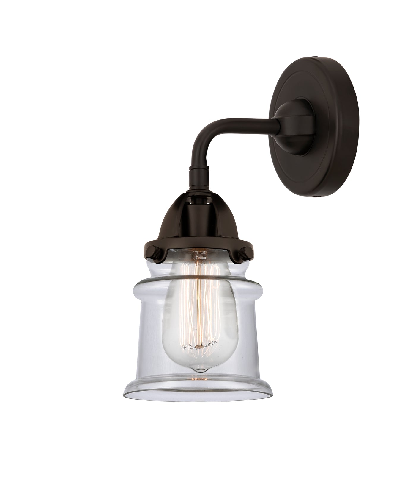 Nouveau 2 Sconce Brass Cast Glass