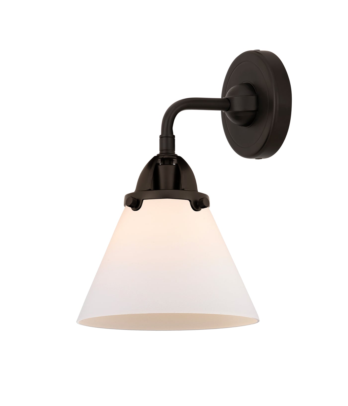 Nouveau 2 Sconce Glass Cast Brass