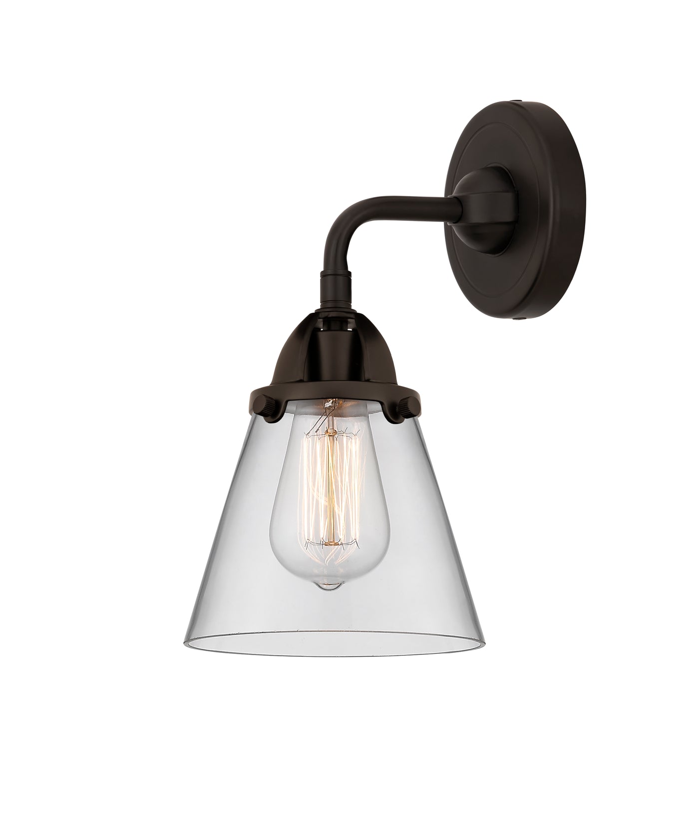 Nouveau 2 Sconce Cast Brass Industrial Style
