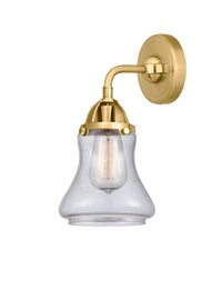 Nouveau 2 Sconce Cast Brass Glass
