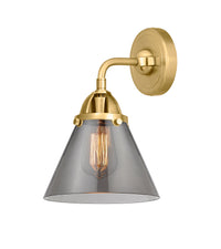 Nouveau 2 Sconce Glass Cast Brass