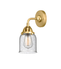Nouveau 2 Sconce Cast Brass Glass Steel