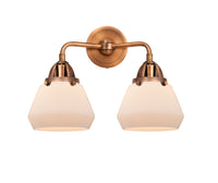 Nouveau 2 Bath Vanity Light Cast Brass