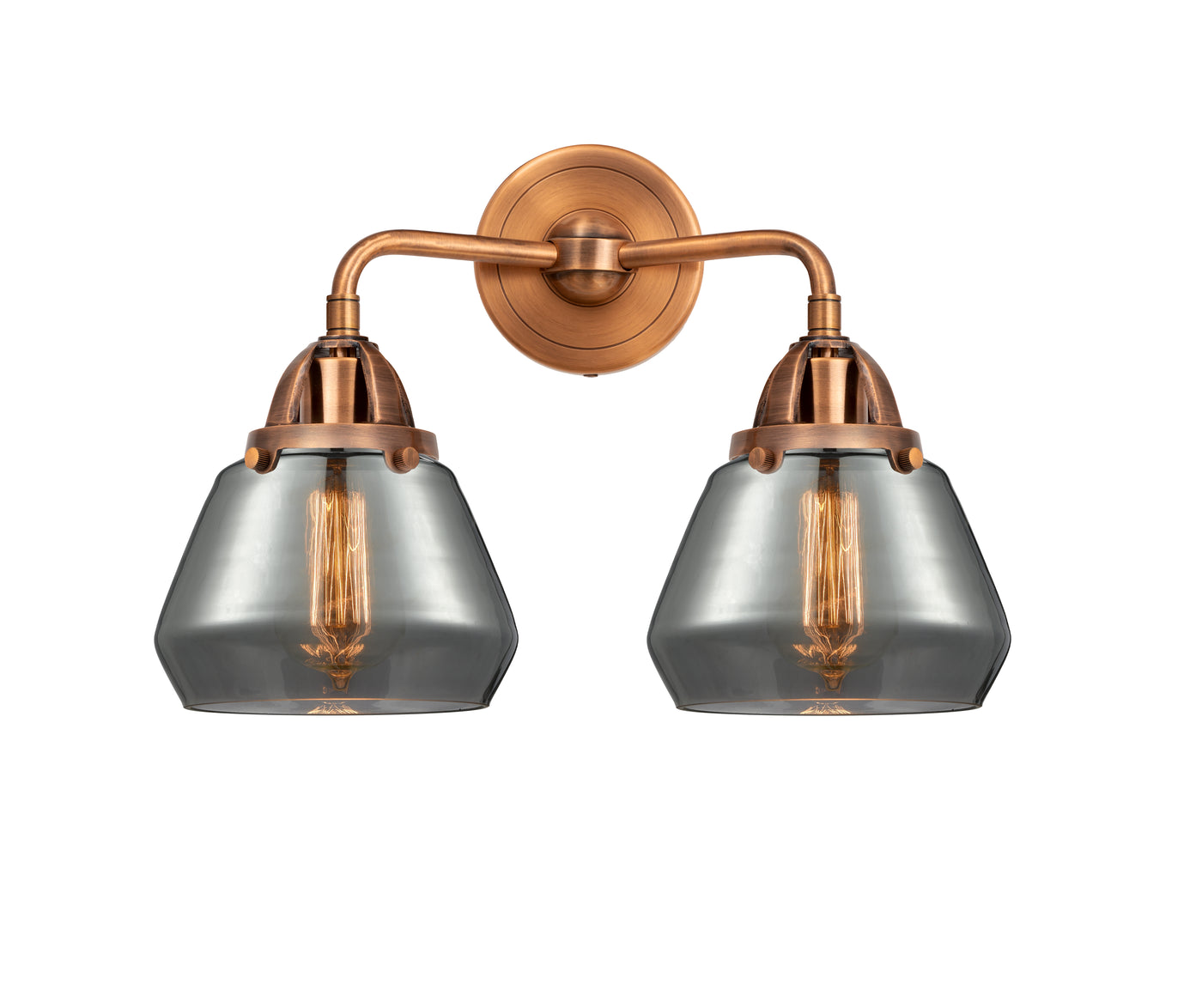 Nouveau 2 Bath Vanity Light Cast Brass