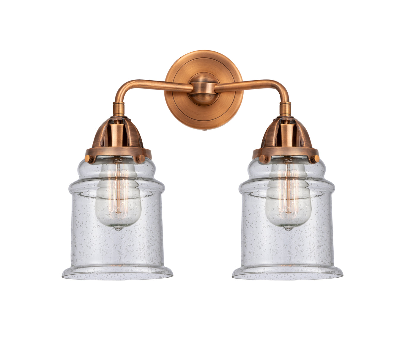 Nouveau 2 Bath Vanity Light Cast Brass