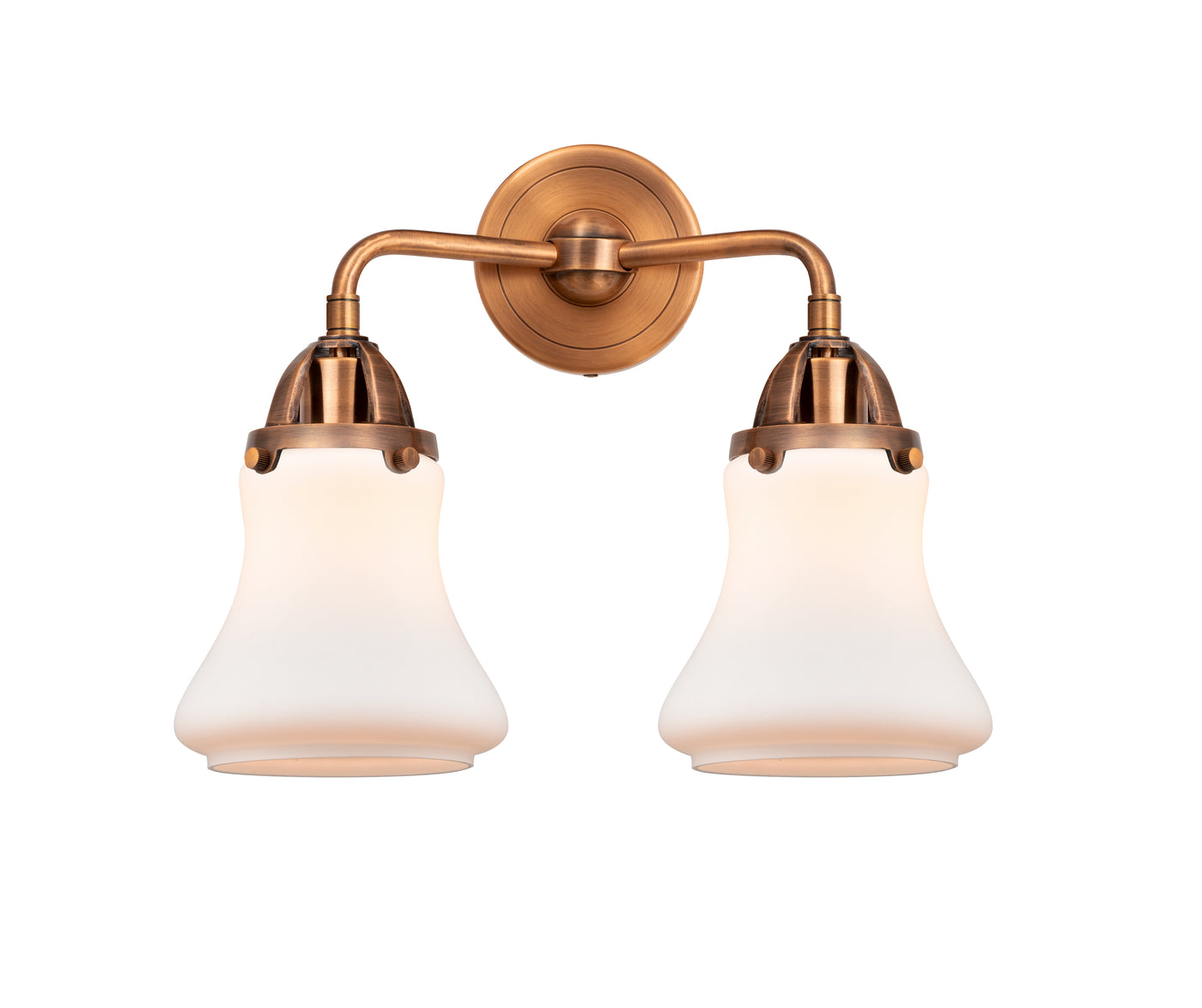 Nouveau 2 Bath Vanity Light Cast Brass