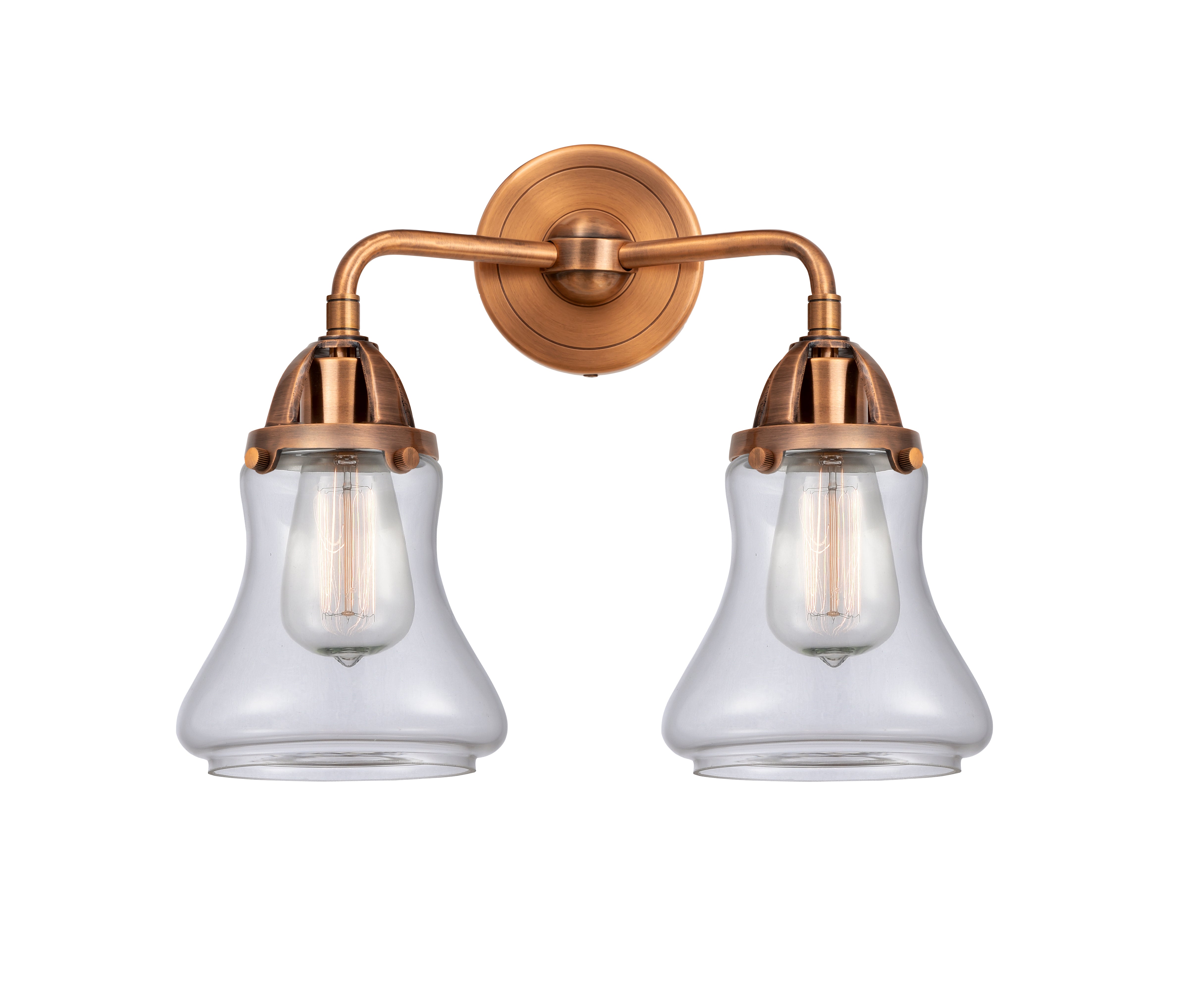 Nouveau 2 Bath Vanity Light Cast Brass