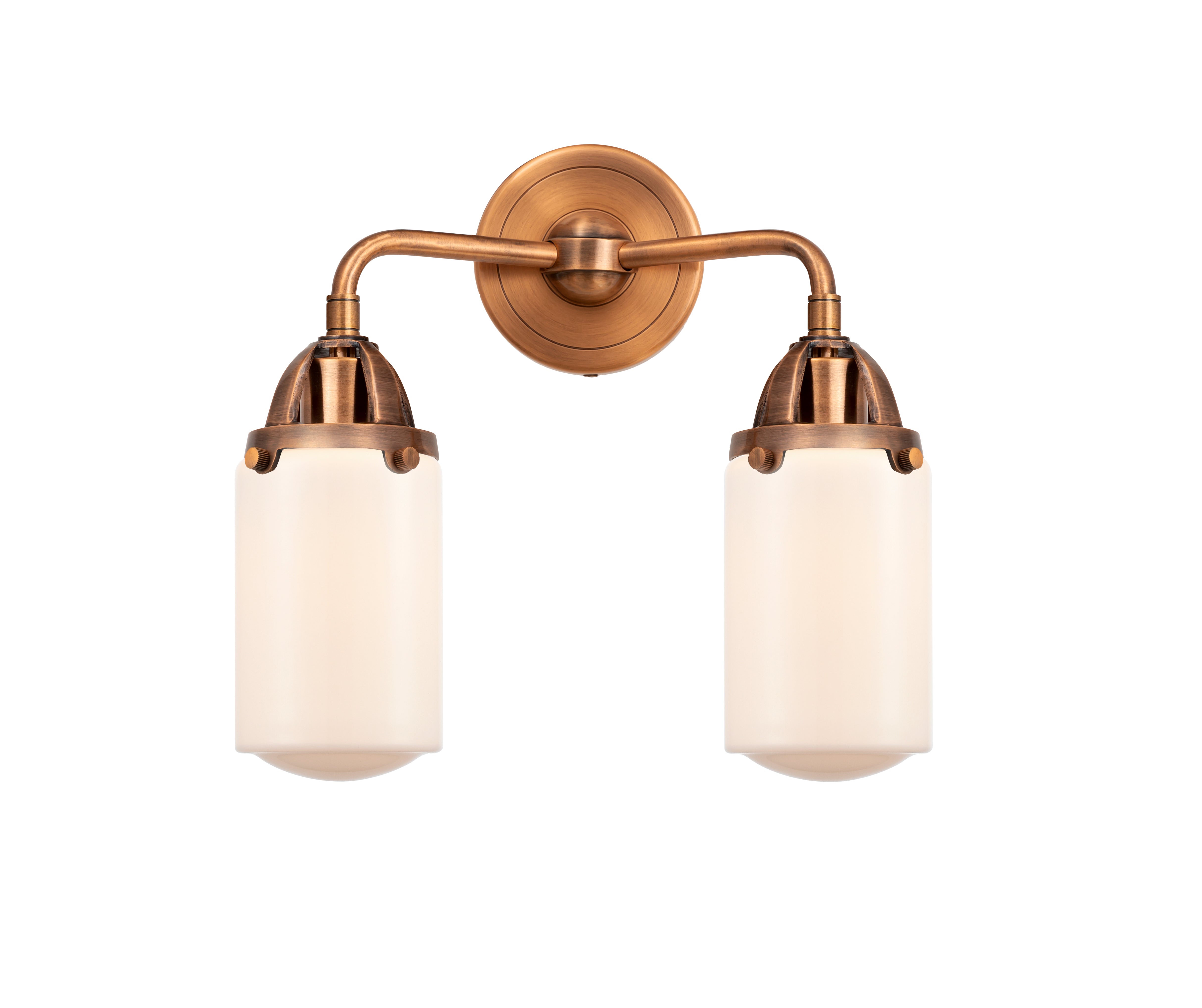 Nouveau 2 Bath Vanity Light Cast Brass